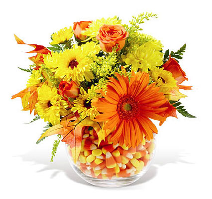 Sweet Autumn Flower Arrangement